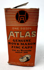 Vintage Atlas Genuine Boyd Mason Zinc Caps - Lot of 11 - 3" Lids