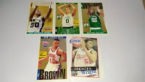 Panini NBA Stickers 1996 1999 x5 David Robinson Eric Montross Eric Williams - Picture 1 of 10