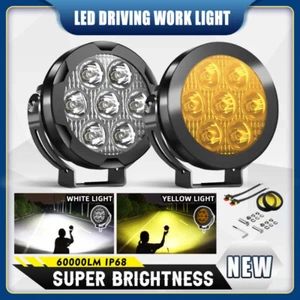 4.5" 200W LED Driving Spot Light Pods Offroad Fog Lamp for ATV UTV Polaris Canam - Picture 1 of 23