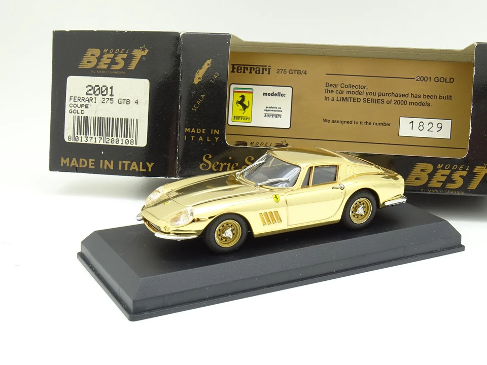 Best 1/43 - Ferrari 275 Gtb 4 Coupé Oro - Immagine 1 di 1