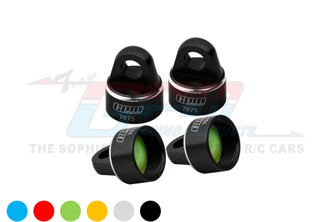 Para Traxxas Trineo-SHOCK TAPA SUPERIOR PARA GPM y amortiguadores originales-juego de 4 piezas Foto 1 de 1