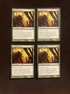 Predatory Urge x4 [Zendikar] Magic MTG Cards LP - Picture 1 of 2