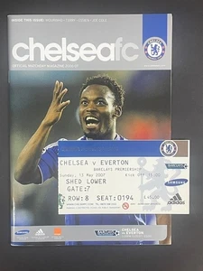 2006/07 CHELSEA V EVERTON 13-05-2007 PREMIER LEAGUE & MATCH TICKET - Picture 1 of 1