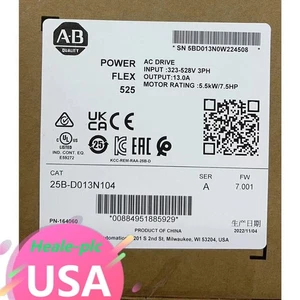 Allen-Bradley PowerFlex 525 AB 25B-D013N104 Unità CA 25BD013N104 US IVA gratuita - Foto 1 di 4