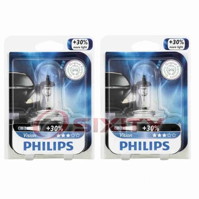 2 pc Philips High Beam Headlight Bulbs for Renault Kangoo Kangoo Express oh - Image 1 of 4