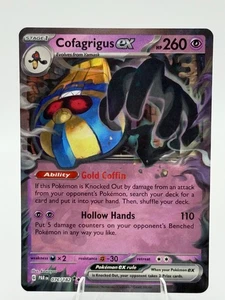 Cofagrigus ex 076/182 SV04: Paradox Rift Holo NM Pack Fresh - Picture 1 of 3