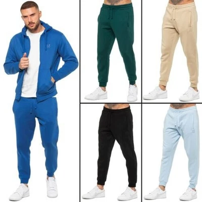 Hommes Enzo Jogging Décontracté Coupe Standard Survêtement Bas Polaire Pantalon - Photo 1/4