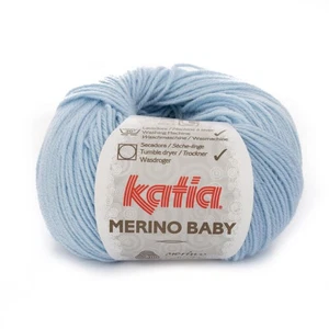 = Katia Lana Merino Bebé Superwash 50g Tejidos Ganchillo - Imagen 1 de 58