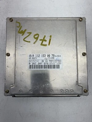 2001-2003 MERCEDES BENZ CLK320 ENGINE COMPUTER CONTROL MODULE P/N A1121530879 - Image 1 of 4