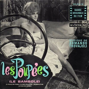 "OST LES POUPEES ""LE BAMBOLE"" ARMANDO TROVAJOLI FRANZÖSISCHER ORIG EP 45 PS 7" - Bild 1 von 1