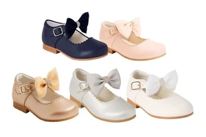 Zapatos Mary Jane para niñas con lazo y estrás - Calzado ideal para ocasiones elegantes - Imagen 1 de 22
