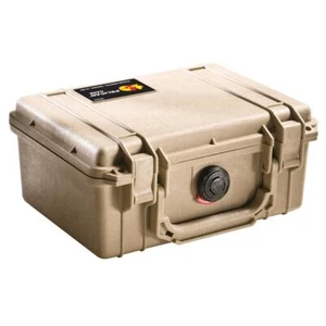 Pelican 1150 Watertight Hard Case with Foam Insert - Desert Tan #1150-000-190 - Picture 1 of 5