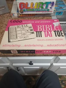 Bible Tit Tat Toe 1,000 Questions And Answers 1959 Board Game * Complete* - Picture 1 of 4