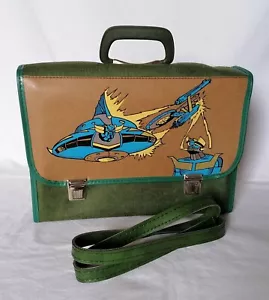 Cartella Scuola GOLDRAKE GOLDORAK GRENDIZER MAZINGER Z # Vintage School Bag 1980 - Foto 1 di 3