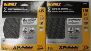 Disques orbitaux aléatoires DEWALT DWAM4306 maille 5" 220 grains 2-5 pièces. (10 feuilles) - Photo 1/1