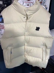 Undefeated Undftd Vest Creme Mens XXL Strike Logo white creme - Picture 1 of 3