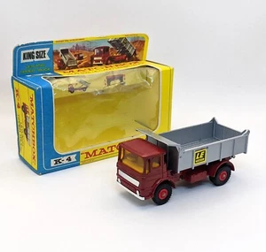 Matchbox Lesney Kingsize K4 Leyland Tipper Truck "LE TRANSPORT" - BOXED - Picture 1 of 11