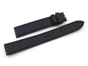 Cinturino Pelle Martellata Blu 16/14mm Pelle Lusso Artigianale Donna New Cool - Imagen 1 de 4