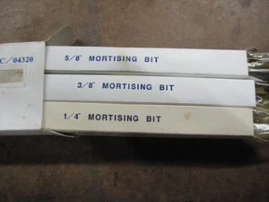 Stemmmeißel Set: 1/4, 3/8, 5/8 für Vierkantlöcher - Bild 1 von 3