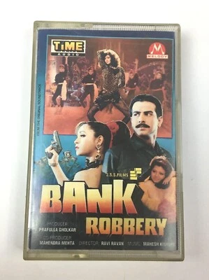 Bank Robbery JSS Films Bollywood Indian Audio Cassette Tape Mahesh Kishore - Image 1 of 4