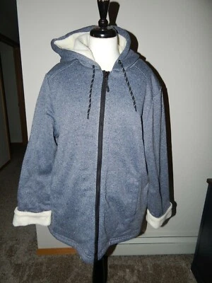 NUEVO Abrigo Sudadera Forrado Big Chill Sherpa Talla XL Foto 1 de 3