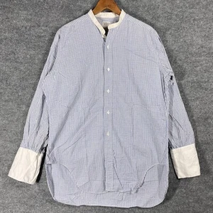 VINTAGE 20s 30s Wilson Brothers Dress Shirt Size 15 Collarless Cotton Broadcloth - Picture 1 of 20