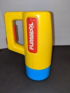 Playskool Flashlight Yellow Blue Kids 3 Color Changing Vintage 1980 UNTESTED - Picture 1 of 5