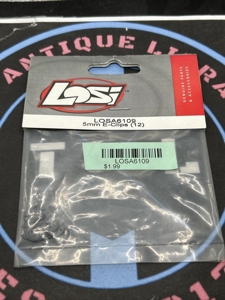 Team Losi. LOSA6109 5mm E-Clips (12) - Image 1 of 1