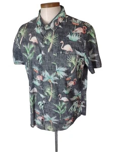 XL / Multicolored Hawaiian, Aloha, Floral Men's Short Sleeve Shirt  *by Molokai - Picture 1 of 13