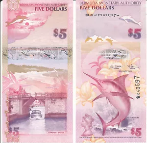 Bermuda - 5 Dollars 2009 UNC - Pick 58a - Bild 1 von 1