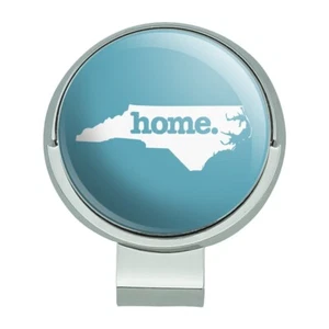 North Carolina NC Home State Robin Egg Golf Hat Clip With Magnetic Ball Marker - Picture 1 of 6