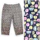 Talbots Stretch Cropped Colorful Fruit Pants Women?S Size 14