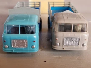 Permot/Espewe DDR Modell Skoda Pritschen LKW m. Gitteraufbau 2 X  - Bild 1 von 4