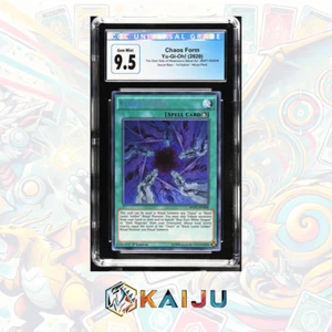 Yu-Gi-Oh! Chaos Form - MVP1-ENS08 Secreto Raro 1ª Edición Paquete de Película CGC GMT 10 - Imagen 1 de 3