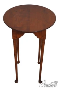 L65033EC: ELDRED WHEELER Tiger Maple Oval Occasional Table - Picture 1 of 11