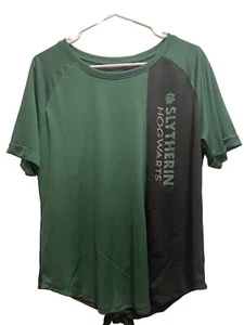 Universal Studios Harry Potter Slytherin Athletic Tie Back Shirt Medium NEW - Picture 1 of 7