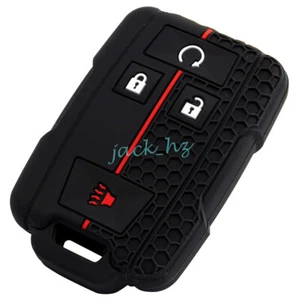 Silica Gel 4 Button Key Case Fob Cover For GMC Sierra 1500 2500HD 3500HD Canyon - Picture 1 of 7