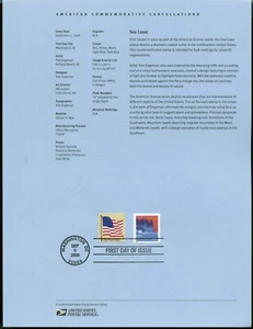 US Scott #SP1703 USPS Souvenir Page for Stamp #4348 Washington, DC - Picture 1 of 1