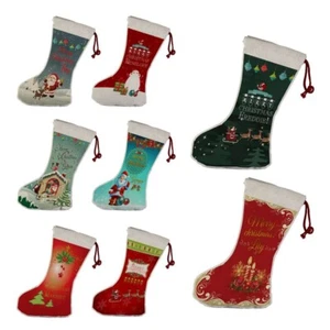 Personalisierter Weihnachtsstrumpf Geschenk Junge Mädchen Nikolaus Strumpfbeutel Xmas 12 - Bild 1 von 11