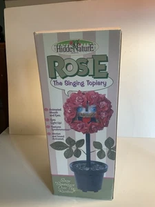 Gemmy Rosie Singing Animated Topiary Somewhere Over The Rainbow Eyes Light Up - Picture 1 of 8