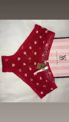 Victoria's Secret Mujer Encaje Rojo Cheekster Talla Mediana Nuevo Con Etiquetas Foto 1 de 2
