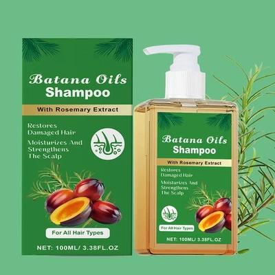 Xampu Batana Oil 100% natural alecrim condicionador nutritivo para crescimento do cabelo - Imagem 1 de 4