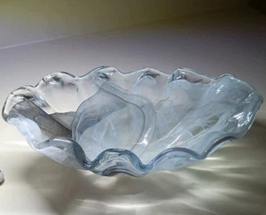 Murano Glass Bowl Art Nouveau. Made in Italy. Pristine condition - Picture 1 of 13