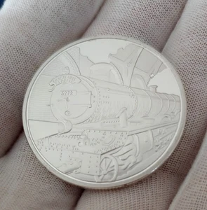 Harry Potter Sammelmedaillon Münze Hogwarts Express Bahnsteig 9 3/4 LE100 - Bild 1 von 4