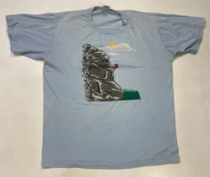 VINTAGE The Courthouse Rock Climbing T-Shirt Men Large USA 90s Single Stitch - Bild 1 von 12