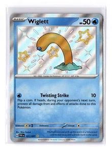 Wiglett - 121/091 Scarlet & Violet Paldean Fates Shiny Rare - NM - POKEMON TCG - Picture 1 of 2