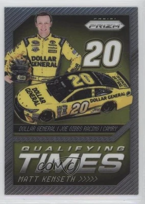 2016 Panini Prizm NASCAR Qualifying Times Matt Kenseth #QT5 HOF - Image 1 of 2