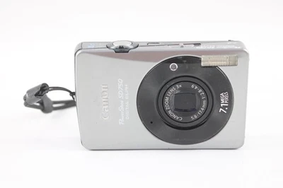 Canon Powershot SD750 Digital Compact Camera Working w/ Canon 3x Zoom - Image 1 of 4
