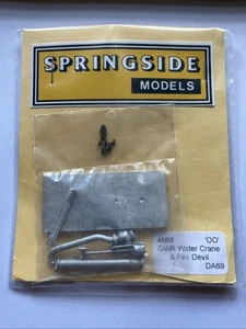 Springside DA69 4mm OO Gauge unlackiert GWR Wasserkran & Feuerwehrteufel Kit Brandneu in Verpackung Rarität - Bild 1 von 3