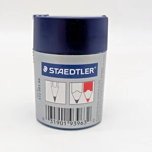 Staedtler 512001 Double-Hole Tub Art Manual Pencil Sharpener Graphite Color New - Picture 1 of 7